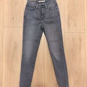 Levi's Women's 711 Skinny Jeans in Dark Grey 27x30